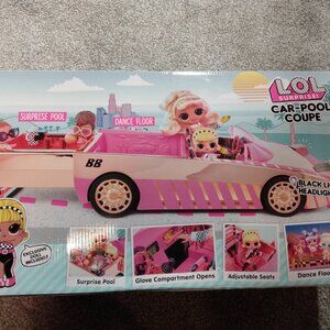 LOL Surprise Car Pool Coupe with Doll Pool Dance Floor 3-in-1 OPEN BOX New